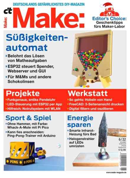 c’t Make Magazin – Nr 6 2022 Cover