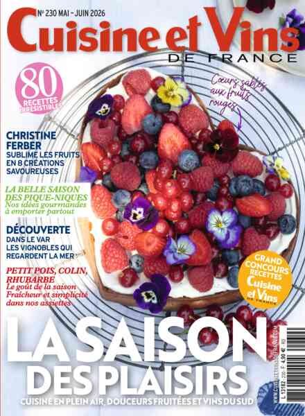 Cuisine et Vins de France – Mai-Juin 2026 Cover