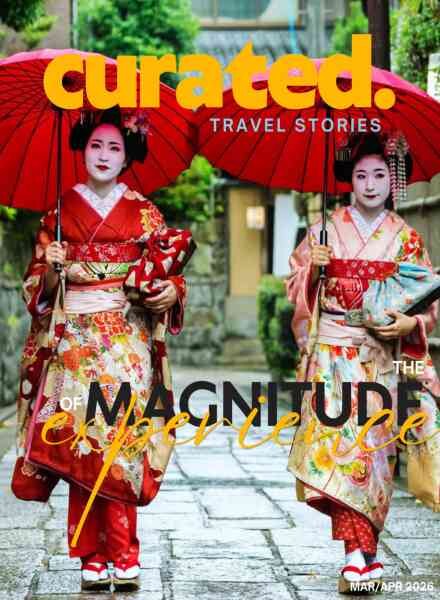 Curated Travel Magazine – March-April 2026 Cover