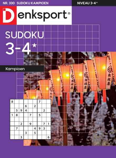 Denksport Sudoku 3-4 kampioen – 6 Mei 2026 Cover