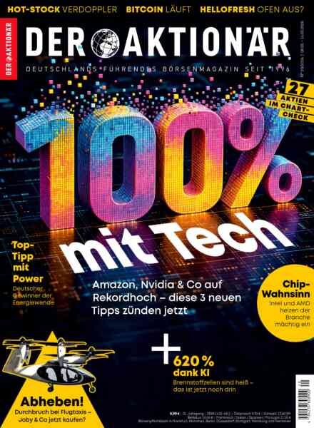 Der Aktionar – 8 Mai 2026 Cover