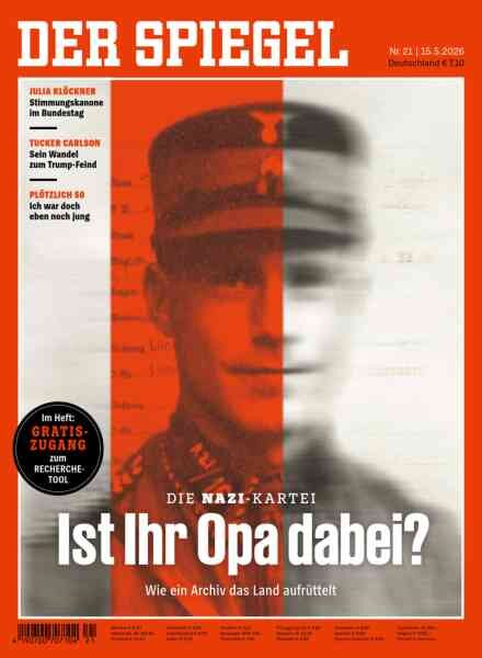 Der Spiegel – 15 Mai 2026 Cover