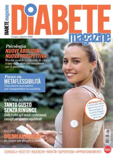 Diabete Magazine – Giugno-Agosto 2026 Cover