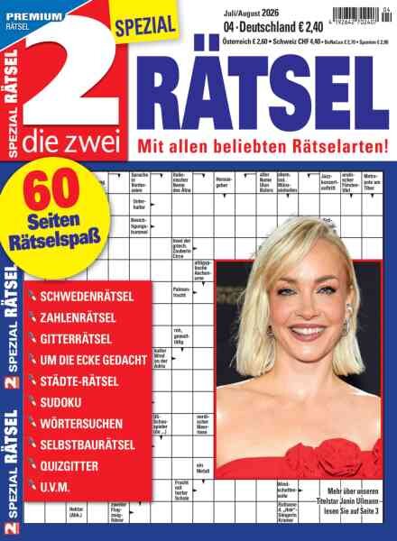 Die 2 Spezial Ratsel – Juli-August 2026 Cover