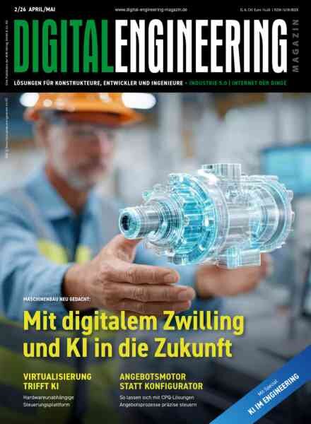 Digital Engineering – April-Mai 2026 Cover