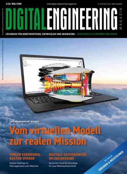 Digital Engineering – Mai-Juni 2026 Cover