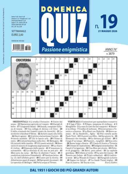 Domenica Quiz – 21 Maggio 2026 Cover
