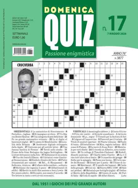 Domenica Quiz – 7 Maggio 2026 Cover