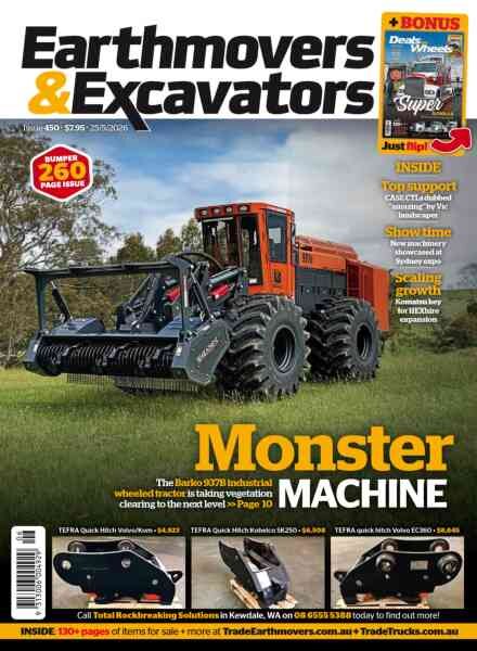 Earthmovers & Excavators – 24 May 2026 Cover