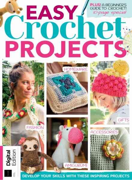 Easy Crochet Projects – 8th Edition – May 2026 Cover