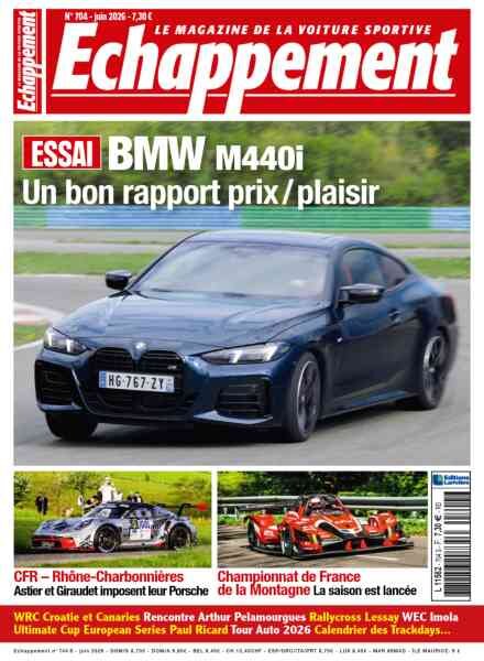 Echappement – Juin 2026 Cover