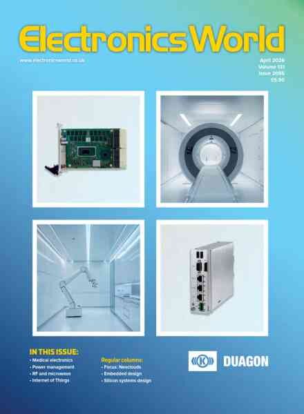 Electronics World – April 2026 Cover