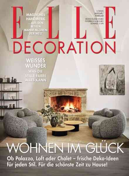Elle Decoration Germany – Januar-Februar 2025 Cover