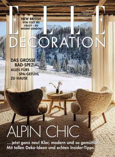 Elle Decoration Germany – Januar-Februar 2026 Cover