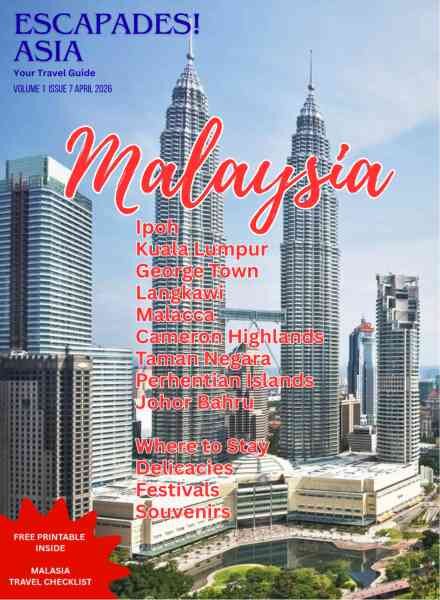 Escapades! Asia Magazine – April 2026 Cover