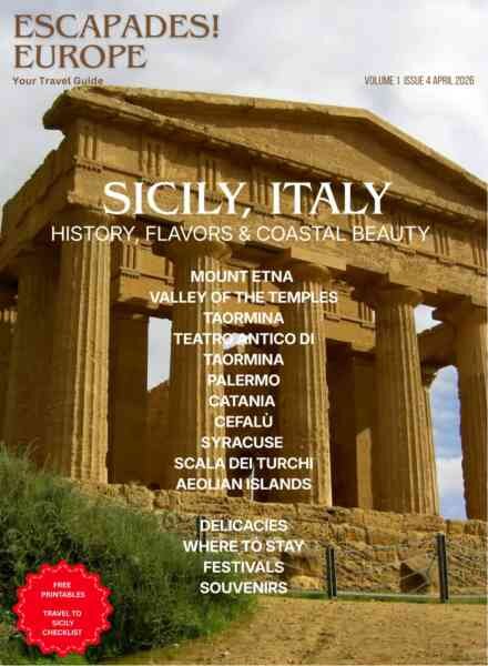 Escapades! Europe Magazine – April 2026 Cover