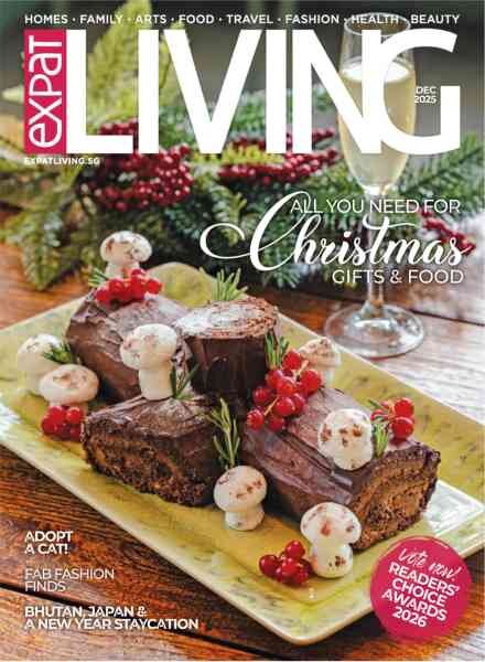 Expat Living Singapore – December 2025 Cover