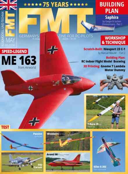 FMT Flight Model and Technic – May 2026 Cover