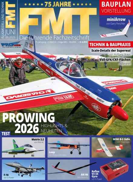 FMT Flugmodell und Technik – Juni 2026 Cover