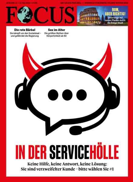 Focus – 22 Mai 2026 Cover
