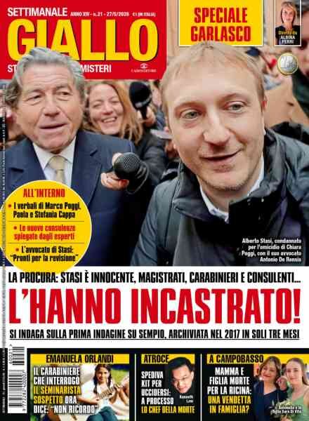 Giallo – 27 Maggio 2026 Cover