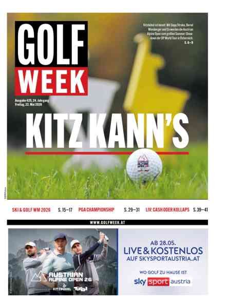 Golf Week – 22 Mai 2026 Cover