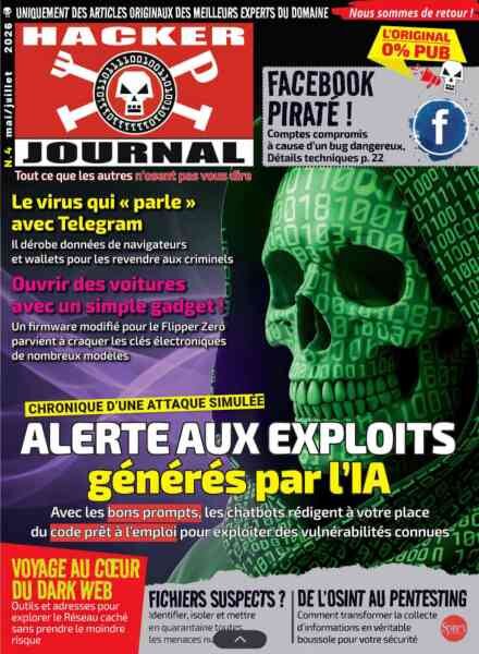 Hacker Journal France – Mai-Juillet 2026 Cover