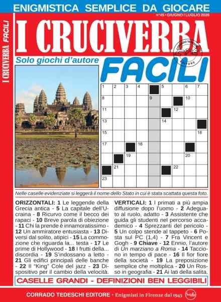 I Cruciverba Facili – Giugno-Luglio 2026 Cover