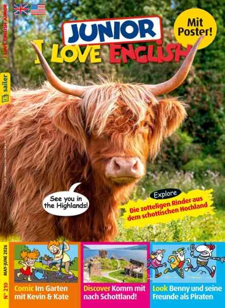 I Love English Junior – Mai-Juni 2026 Cover