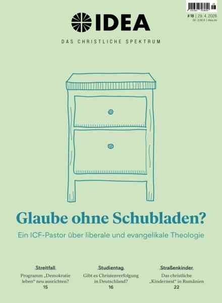 idea Spektrum – 29 April 2026 Cover