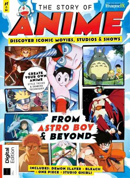 ImagineFX Presents – The Story of Anime – 1st Edition – May 2026 Cover