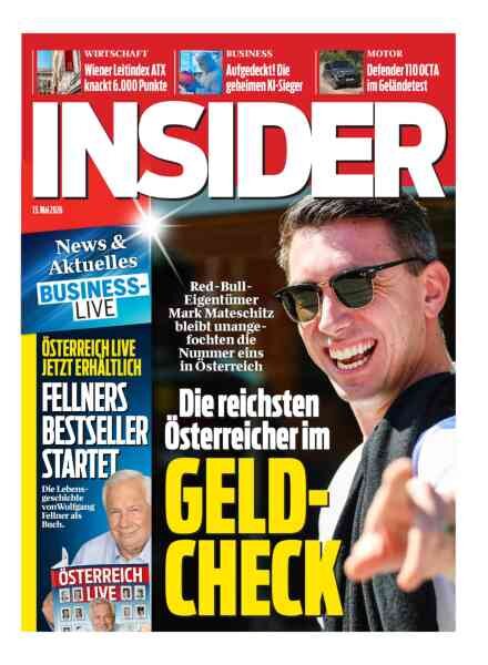 Insider Austria – 13 Mai 2026 Cover