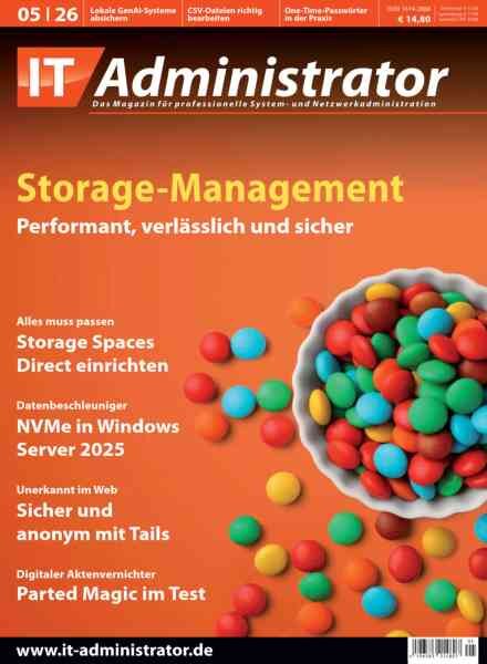IT-Administrator – Mai 2026 Cover