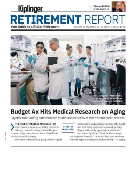 Kiplinger’s Retirement Report – December 2025 Cover