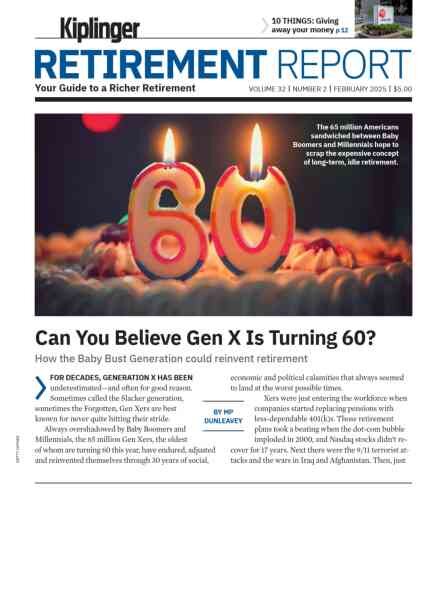 Kiplinger’s Retirement Report – February 2025 Cover