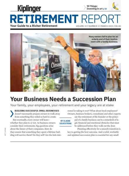 Kiplinger’s Retirement Report – March 2025 Cover
