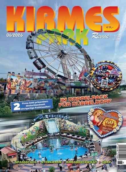 Kirmes & Park Revue – Juni 2026 Cover