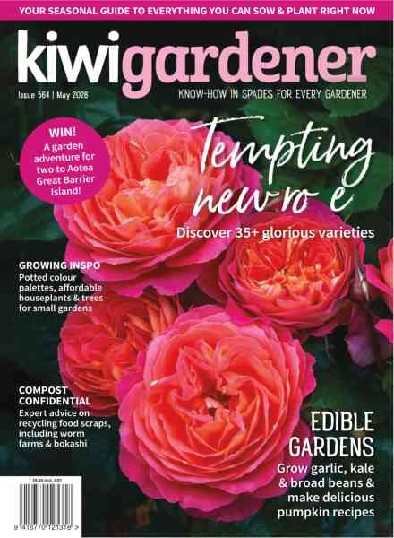 Kiwi Gardener – May 2026 Cover