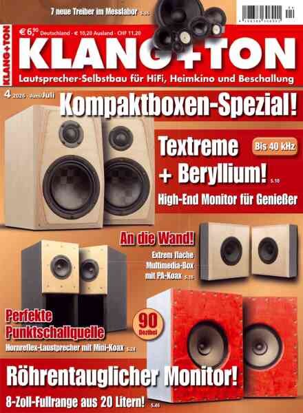 Klang+Ton – Juni-Juli 2026 Cover