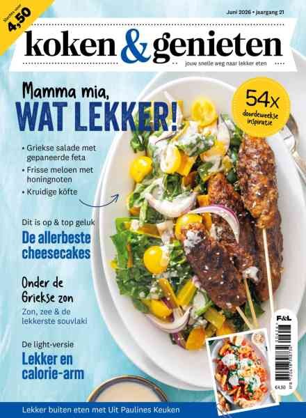 Koken & Genieten – Juni 2026 Cover