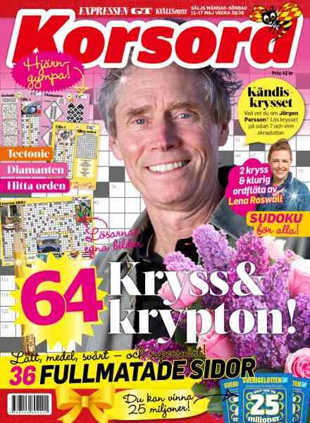 Korsord – 11 Maj 2026 Cover