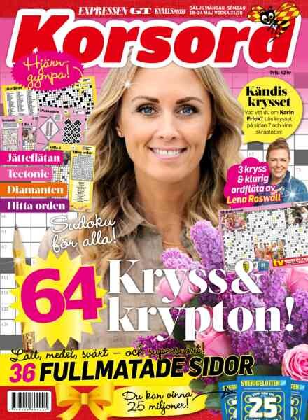 Korsord – 18 Maj 2026 Cover