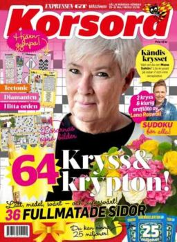Korsord – 25 Maj 2026