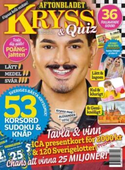 Kryss & Quiz – 11 Maj 2026