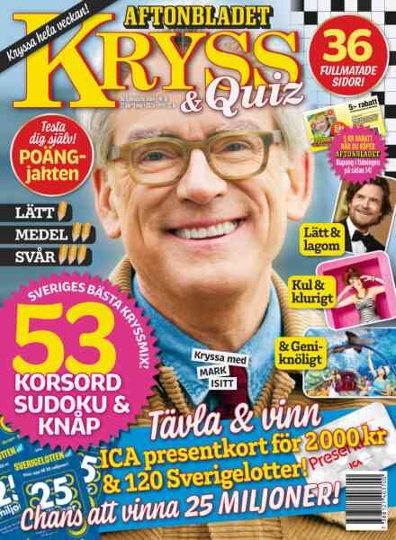 Kryss & Quiz – 27 April 2026 Cover