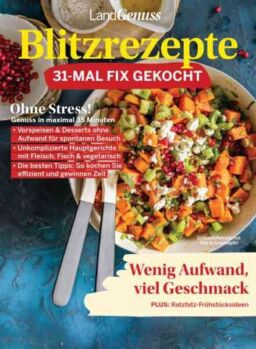 LandGenuss – Blitzrezepte 31-Mal Fix Gekocht 2026