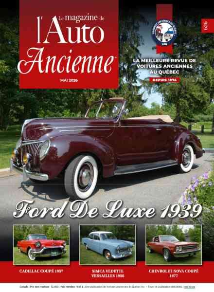 L’Auto Ancienne – Mai 2026 Cover
