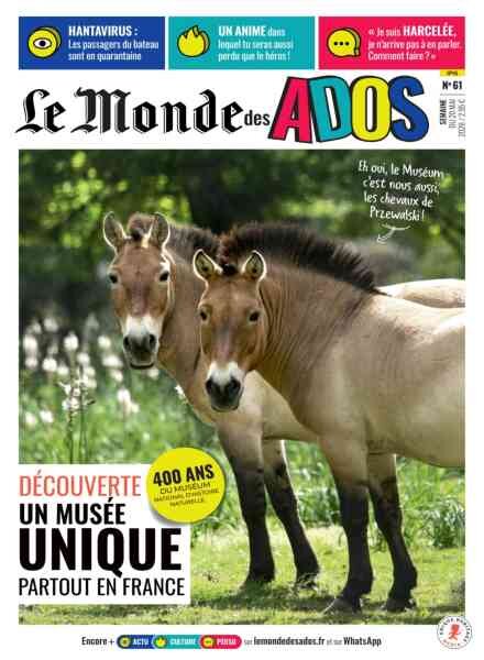 Le Monde des Ados – 20 Mai 2026 Cover