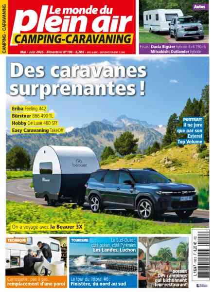 Le Monde du Plein-Air – Mai-Juin 2026 Cover