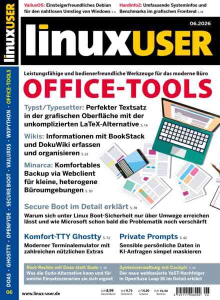 LinuxUser – Juni 2026 Cover